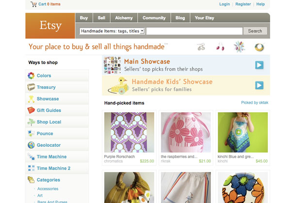 Etsy in How Simple Web Design Helps Your Business
