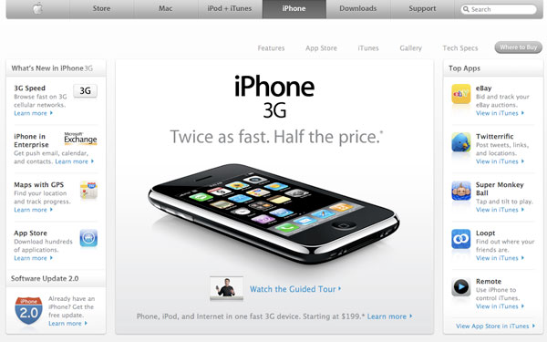 Iphone-homepage in How Simple Web Design Helps Your Business