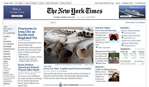 Nytimes in Strategic Design: 6 Steps For Building Successful Websites
